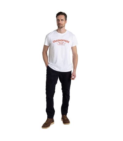 Mens Lucent Hike Short-sleeved T-shirt Optic White Craghoppers