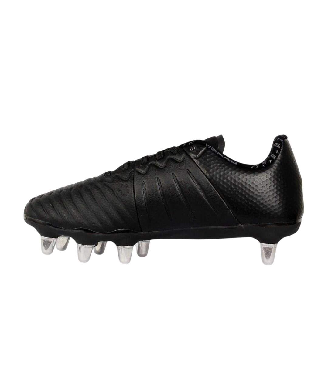 Mens Power Sg Leather Rugby Boots Black White KooGa-3