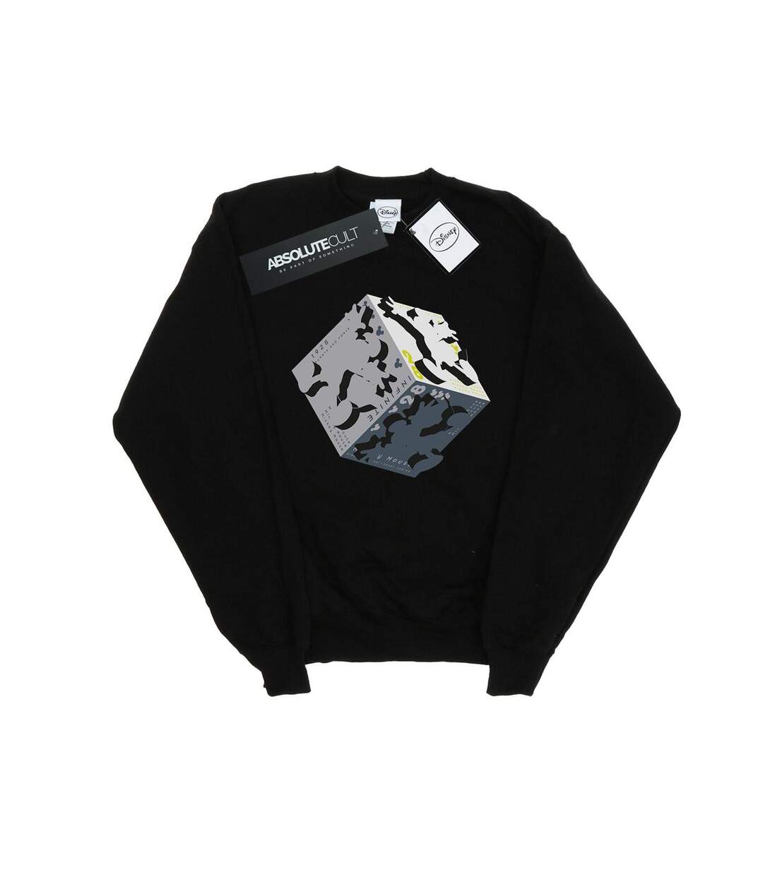 Disney Sweatshirt Mickey Mouse Cube Femme/Ladies (Noir) - UTBI27120-1