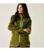 Womens/ladies Orla Kiely Ecclipse Borg Fleece Jacket Fur Green Regatta-1