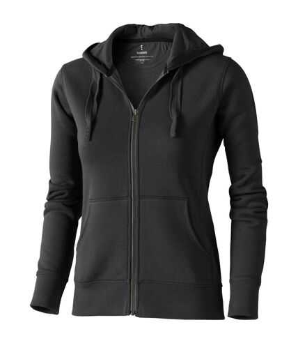 Elevate Womens/Ladies Arora Hooded Full Zip Sweater (Anthracite) - UTPF1851