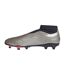 Mens Predator Elite Firm Ground Football Boots Silver Black Adidas-3