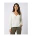 Pull chaud col V en maille avec mohair-1