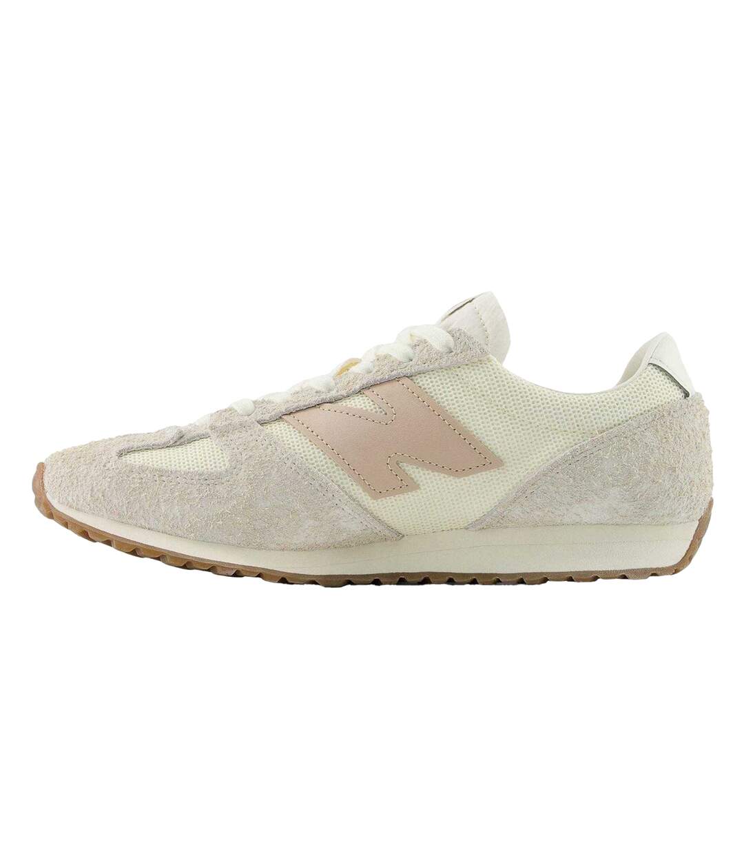 Womens/ladies 471 Suede Running Shoes White Clay New Balance-3