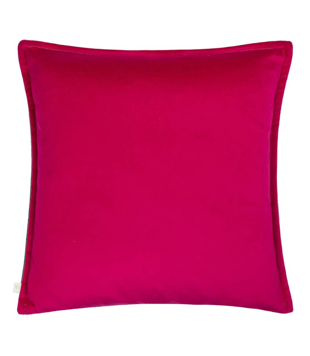 Holland park cushion cover 43cm x 43cm moss green/cherry pink Wylder