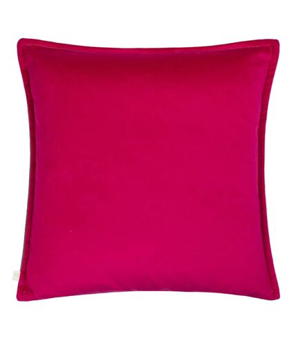 Wylder Holland Park Throw Pillow Cover (Moss Green/Cherry Pink) (43cm x 43cm)