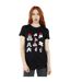 Disney Femme/Ladies Minnie Mickey Photo Poses Coton Boyfriend T-Shirt (Noir) - UTBI38132-2