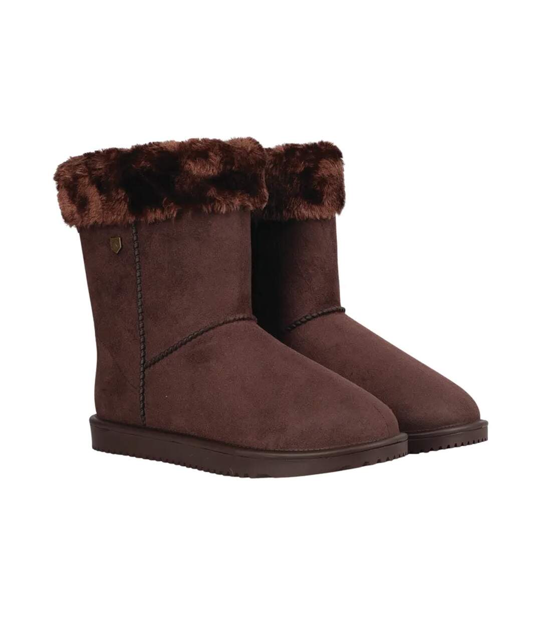 Unisex Adult Chisworth Fleece Waterproof Ankle Boots Chocolate Hy-1