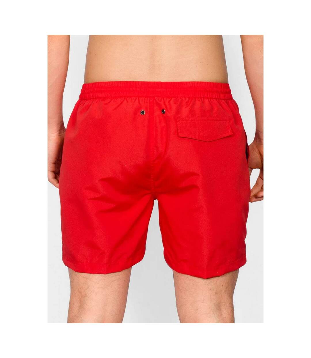 Short de bain alden homme rouge Bewley & Ritch-2