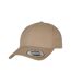 Yupoong Unisex Adult Flexfit Classic Curved Snapback Cap (Khaki)