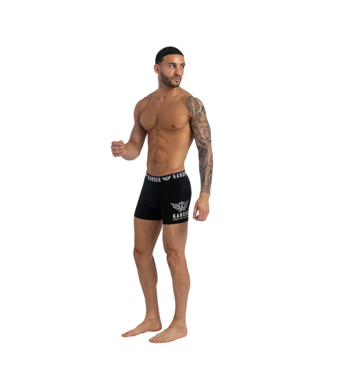 Pack of 5  Mens camobee bamboo boxer shorts  gray Kandor