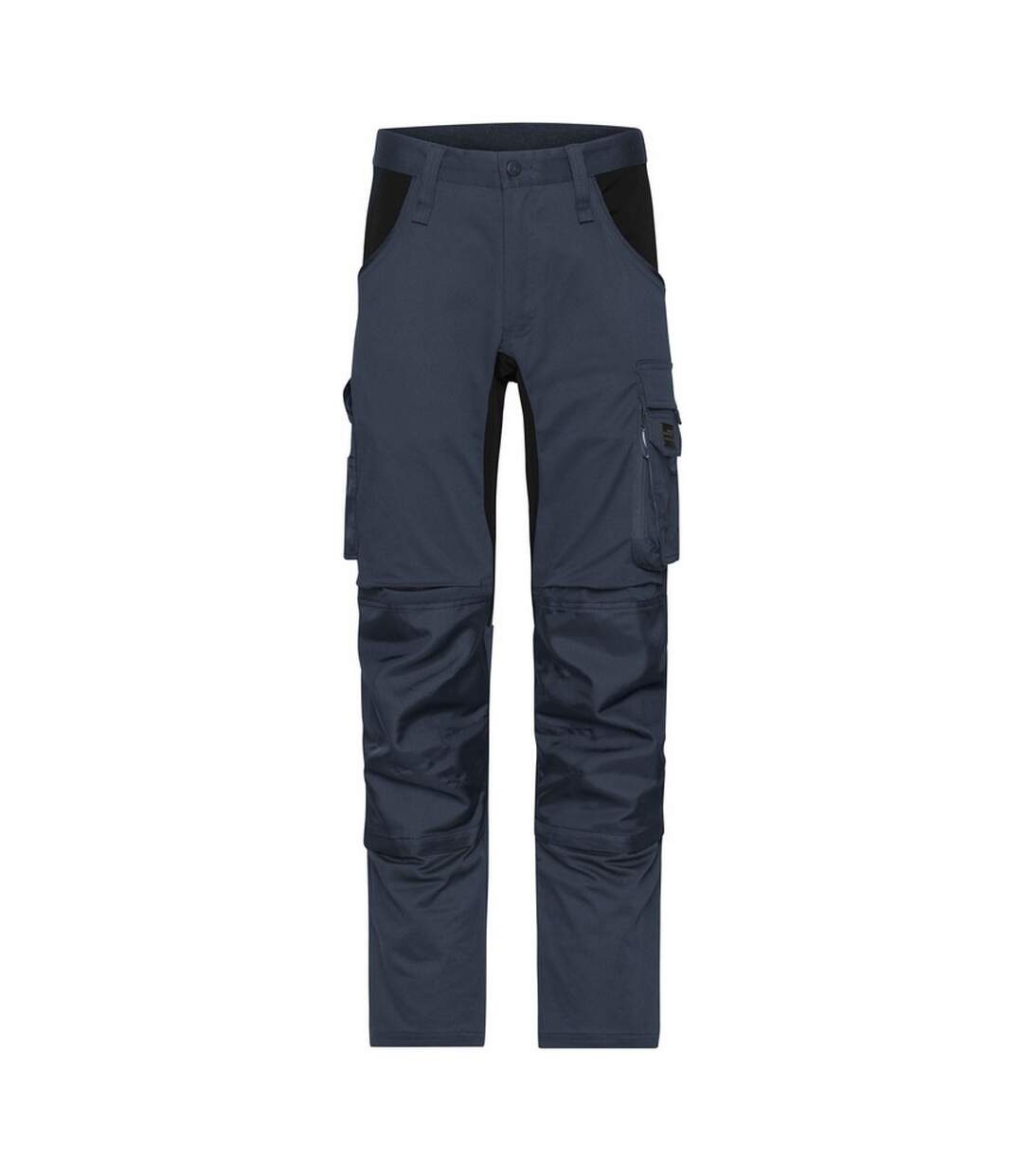 Pantalon De Travail Homme Carbone Noir James And Nicholson-1