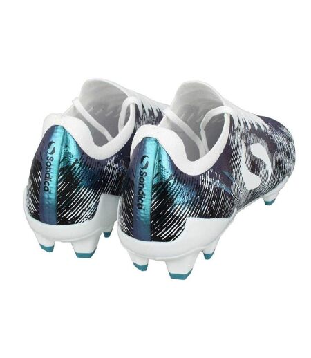 Mens Striped Firm Ground Football Boots Emerald Sondico