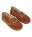 Womens/ladies nina snaffle detail wide loafers tan Good For The Sole-1