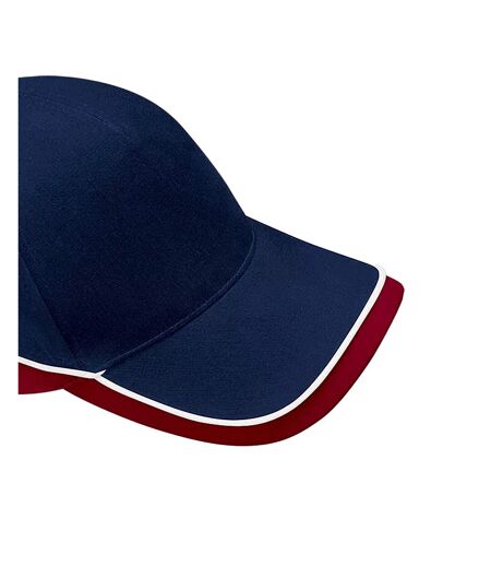 Casquette teamwear competition bleu marine / bleu roi vif / blanc Beechfield