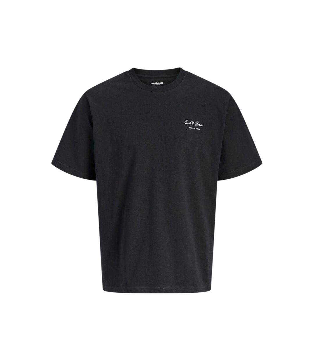 T-shirt Motif/style Logo Archive Homme Noir Jack And Jones-2
