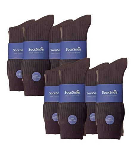 24 Pairs Multipack Mens Ultimate Comfort 100% Cotton Socks