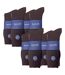 24 Pairs Multipack Mens Ultimate Comfort 100% Cotton Socks