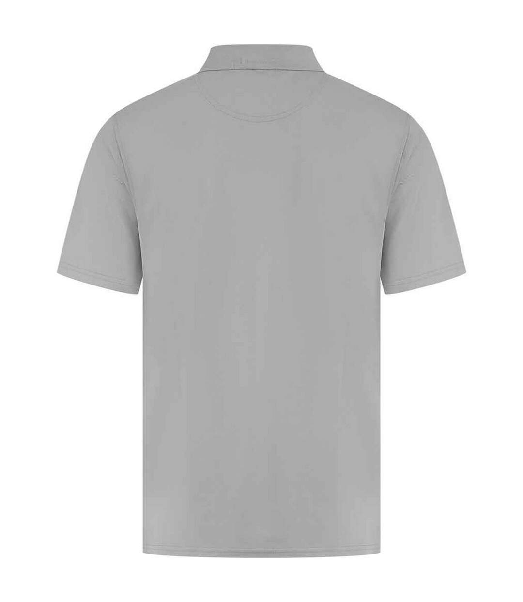 Mens pique polo shirt silver Henbury