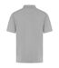 Mens pique polo shirt silver Henbury