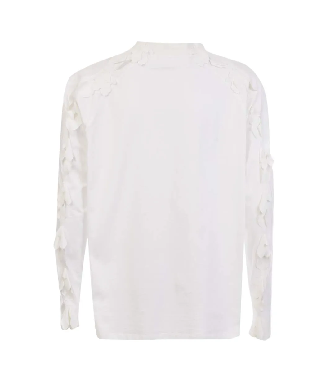 T-shirt Manches Longues Post Archive Faction Femme Blanc Off White-2