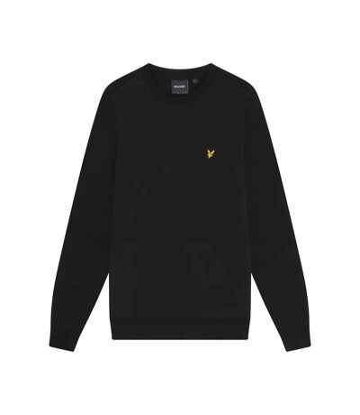 Mens hybrid sweatshirt jet black Lyle & Scott