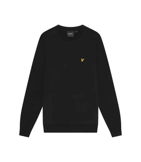 Mens hybrid sweatshirt jet black Lyle & Scott