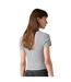Womens/ladies Essential Sporty Striped Crop Top Cloud Dancer Levis-3