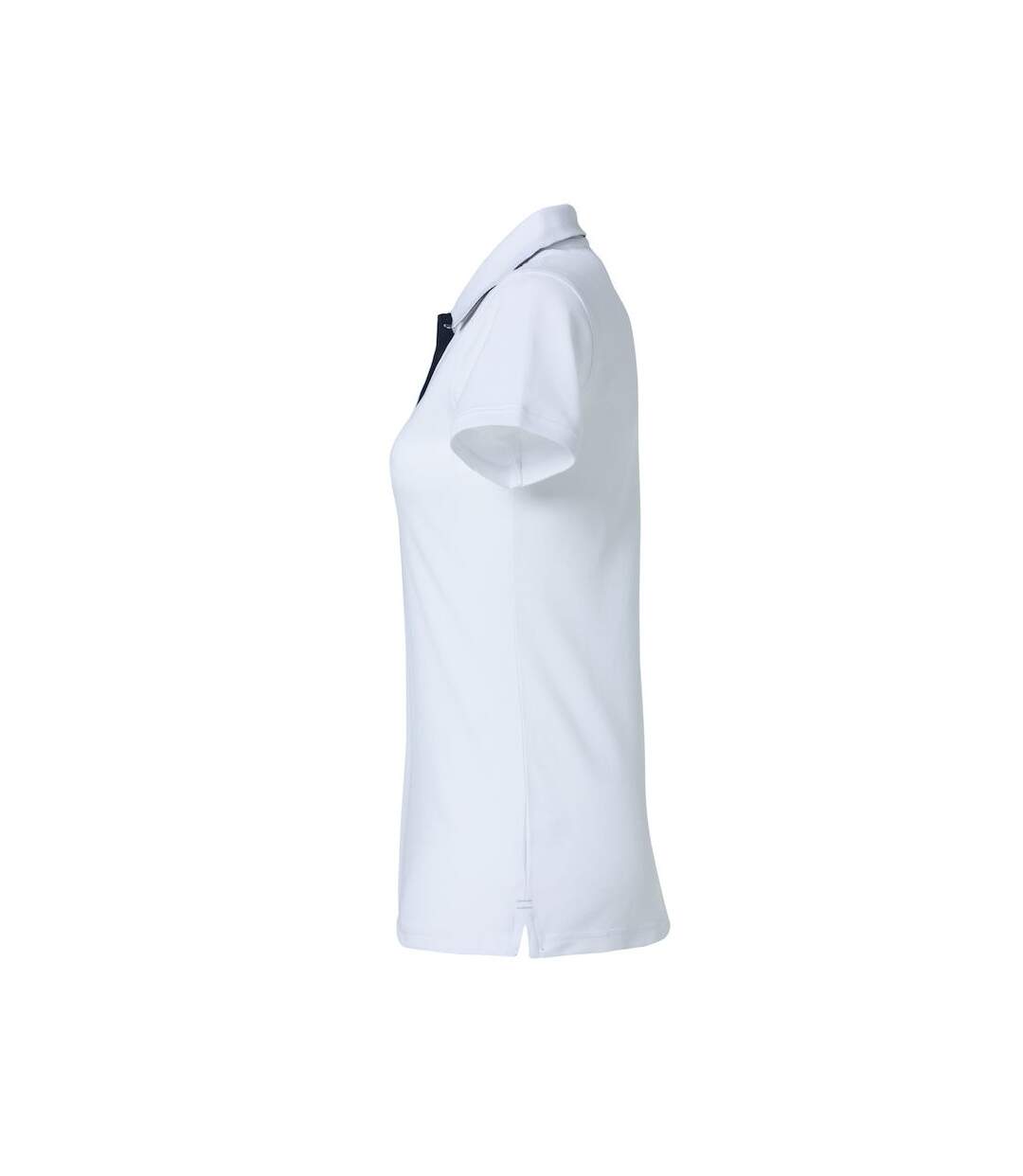 Polo Heavy Premium Femme Blanc Clique-3