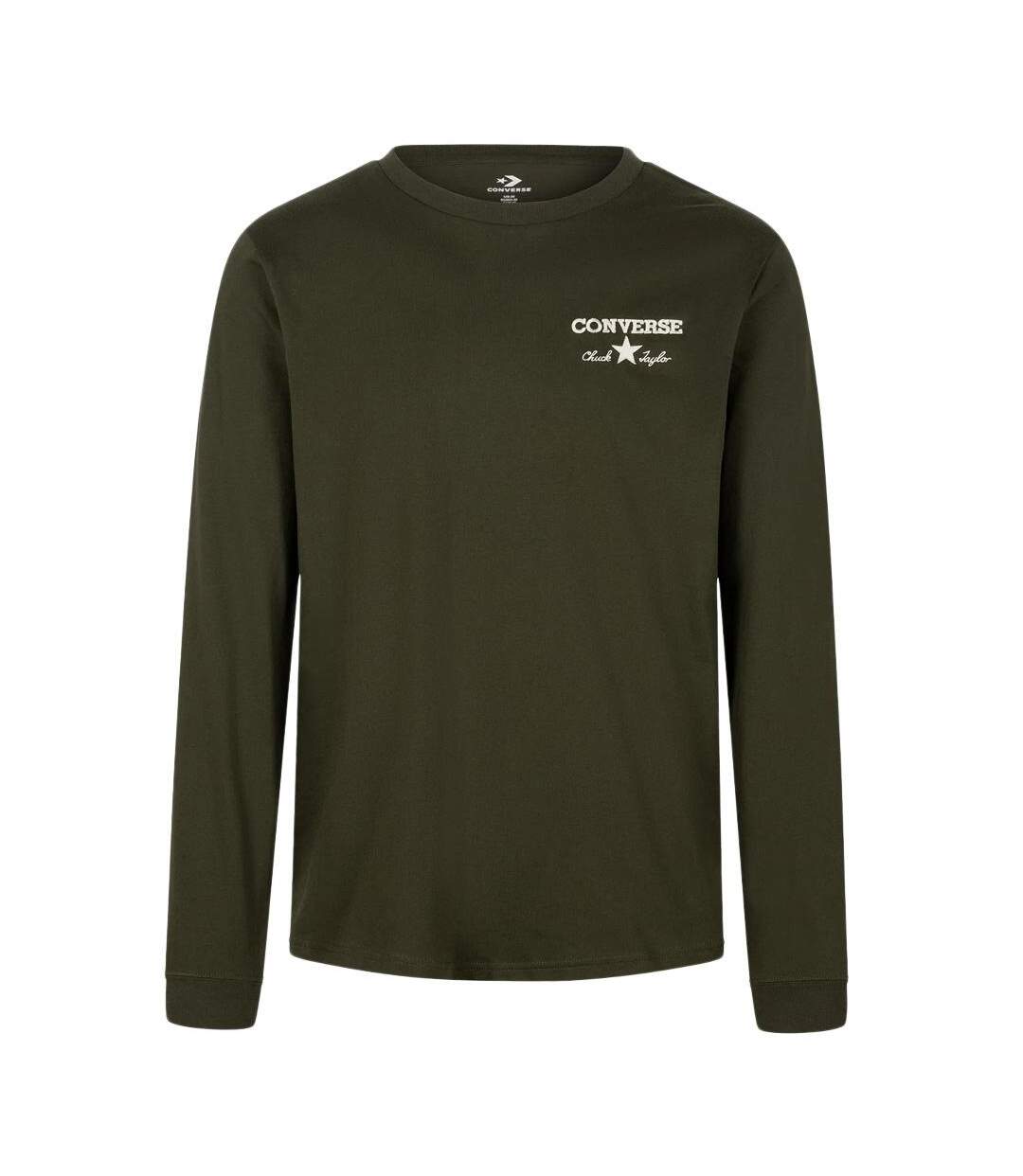 T-Shirt kaki homme converse forest shelter-1