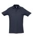 SOLS Mens Spring II Short Sleeve Heavyweight Polo Shirt (Navy)