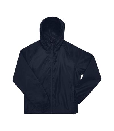 Unisex adult #reset windbreaker navy B&C