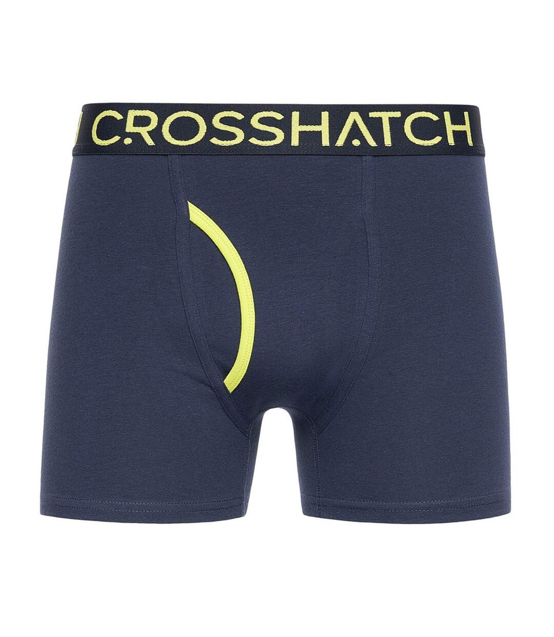 Pack of 3  Mens trioglow boxer shorts  navy Crosshatch-3