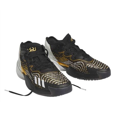 Womens/ladies Don Issue 4 Mid Cut Trainers Core Black Adidas