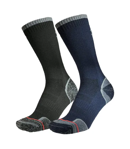 Lot de 2 paires de chaussettes monocouches Walk Repreve pour hommes