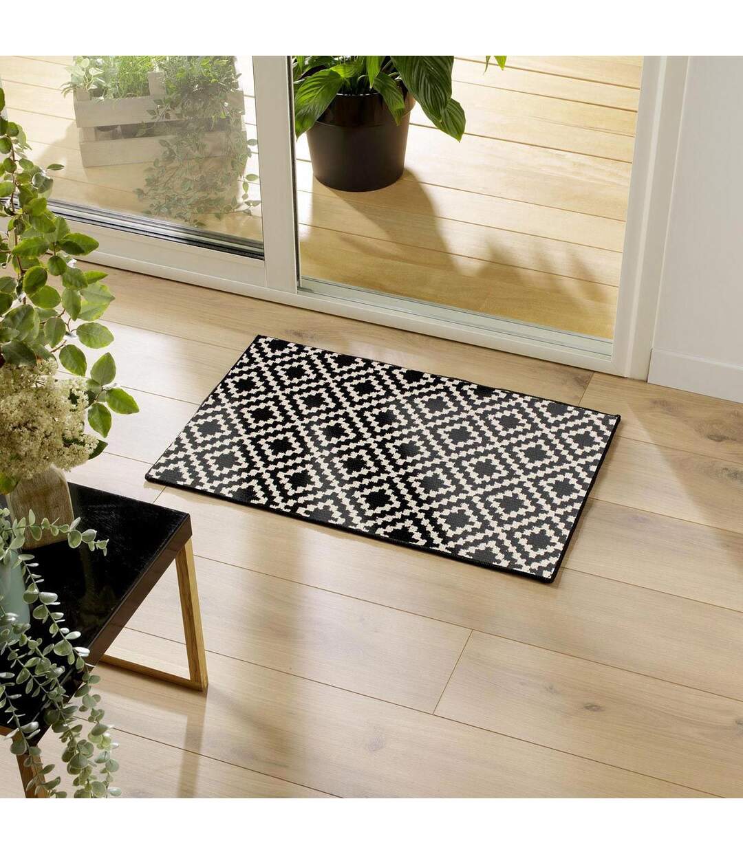 Tapis Multi-Usage Tissé Losibi 50x80cm Noir-2