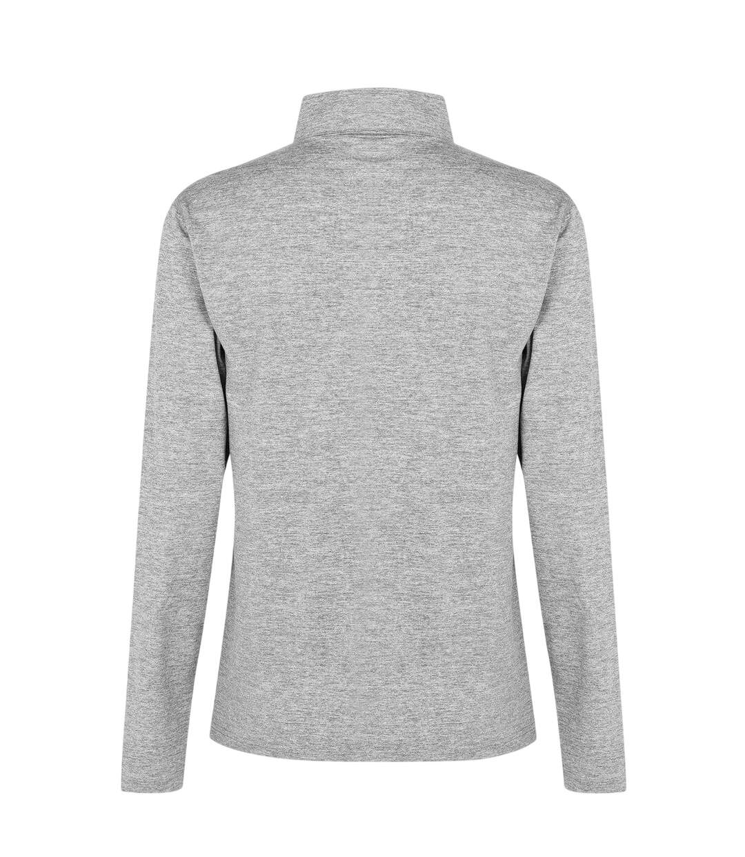 Mens Albany Half Zip Golf Sweatshirt Silver Marl Calvin Klein-2