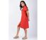 Robe courte manches courtes Albertine unie terracotta Coton Du Monde-3