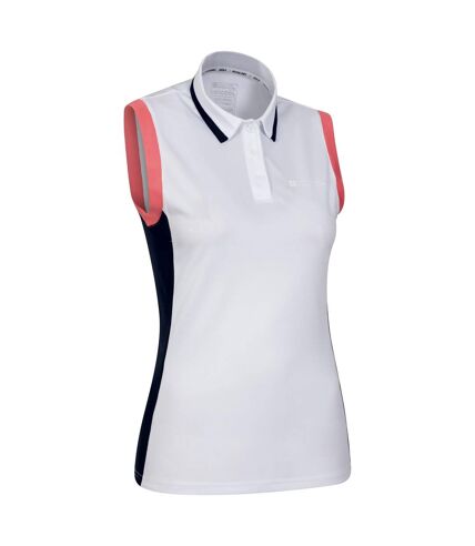 Mountain Warehouse Womens/Ladies Classic Polo Neck Golf Tank Top (White) - UTMW2374