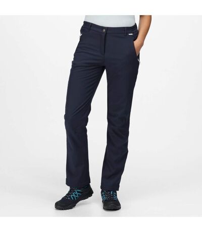 Great Outdoors Womens/ladies Geo Softshell Ii Long Leg Trousers Navy Regatta