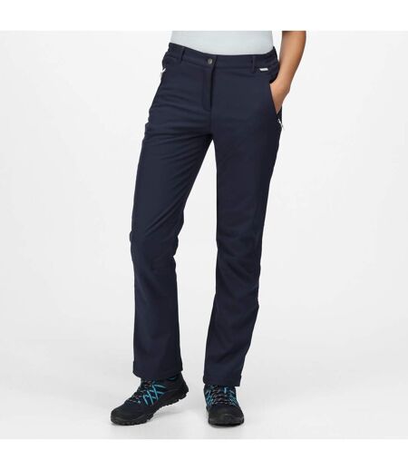 Great Outdoors Womens/ladies Geo Softshell Ii Long Leg Trousers Navy Regatta
