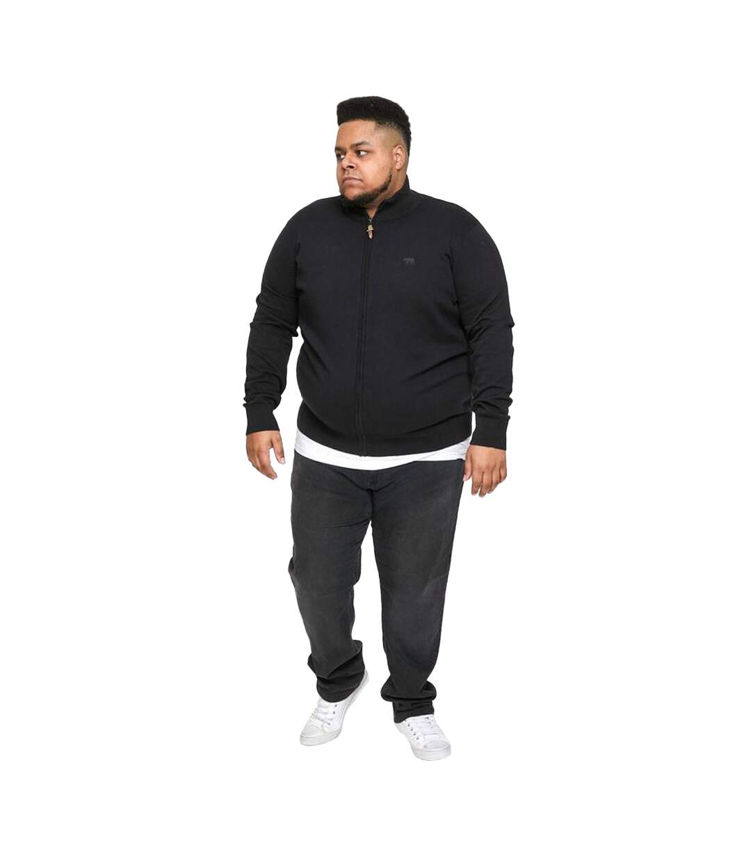 Sweat À Capuche D555 Franco Homme Noir Duke-4