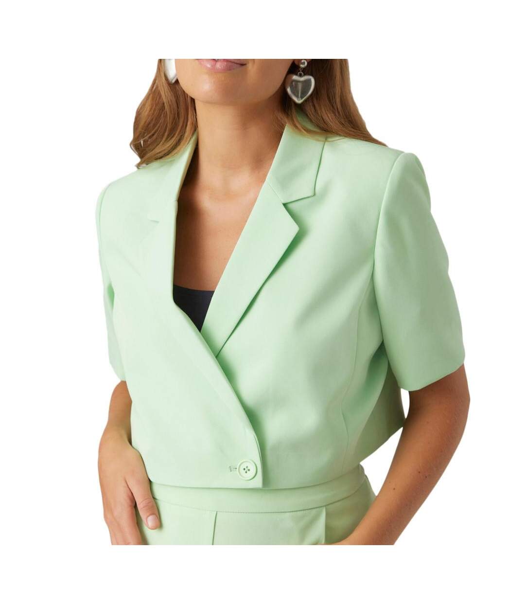 Blazer Vert Femme Mamalicious Nomy - L-1