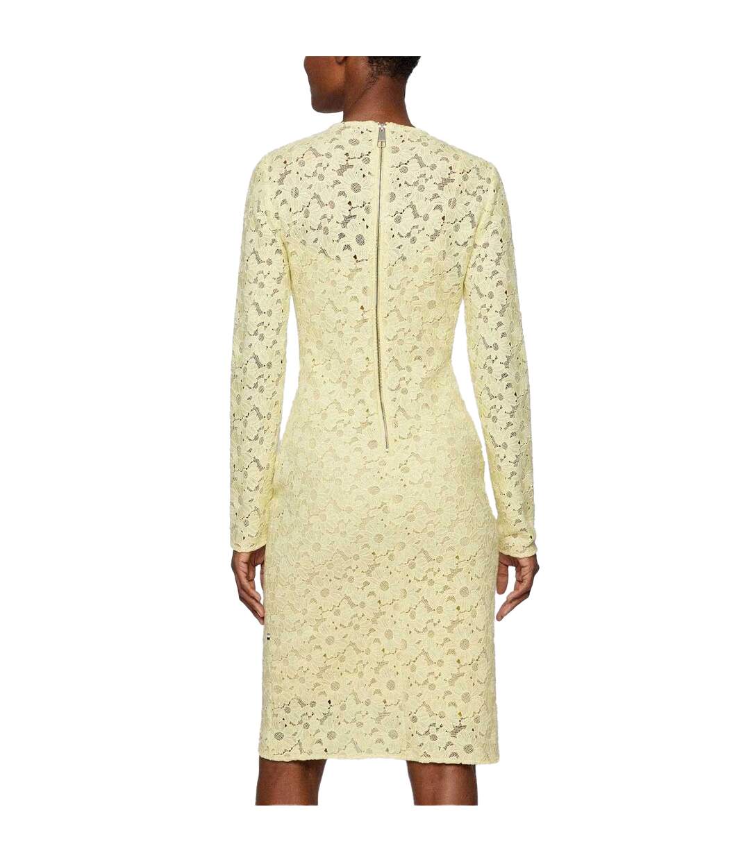 Robe Drealina Femme Jaune Boss-3