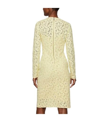 Robe Drealina Femme Jaune Boss