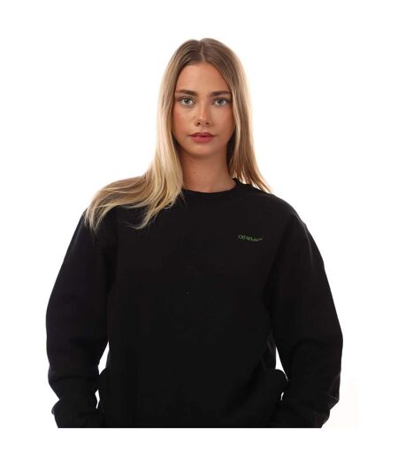 Sweat Arrow Femme Noir Off White