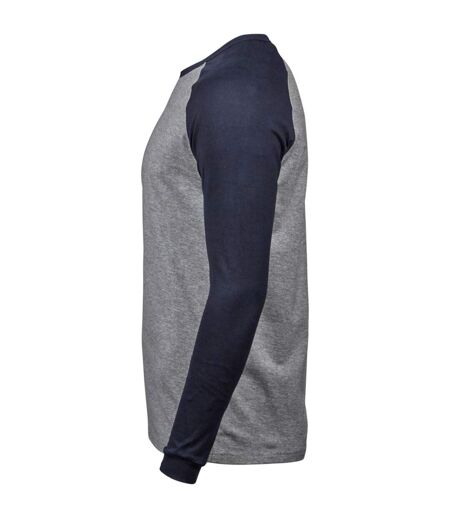 Tee Jay - T-shirt - Homme (Gris / Bleu marine) - UTBC5218