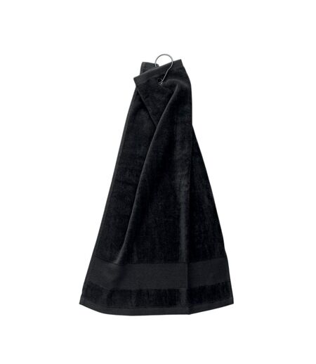 Hitowgo cotton golf towel one size black MidOcean