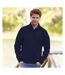 Fruit Of The Loom Mens Premium 70/30 Zip Neck Sweatshirt (Deep Navy) - UTRW3166-1