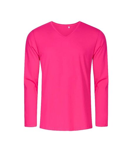 T-shirt Homme Rose Vif X.O By Promodoro